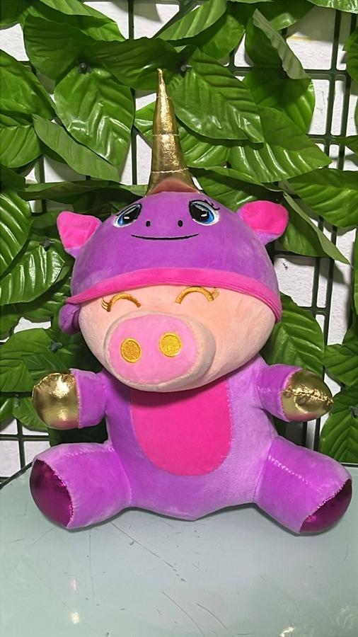 Cerdito Unicornio Lila